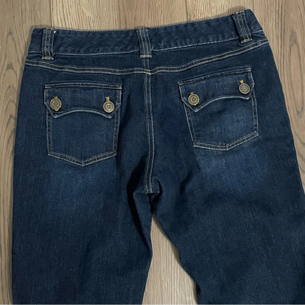 Michael Kors Low Rise Dark Denim Flare Jeans‎